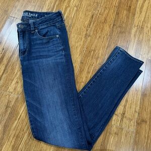 👖 American Eagle High Rise Straight Jeans